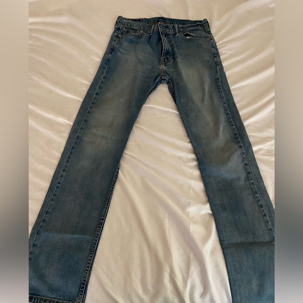 Levi's Men's Straight Jeans in Faded Blue